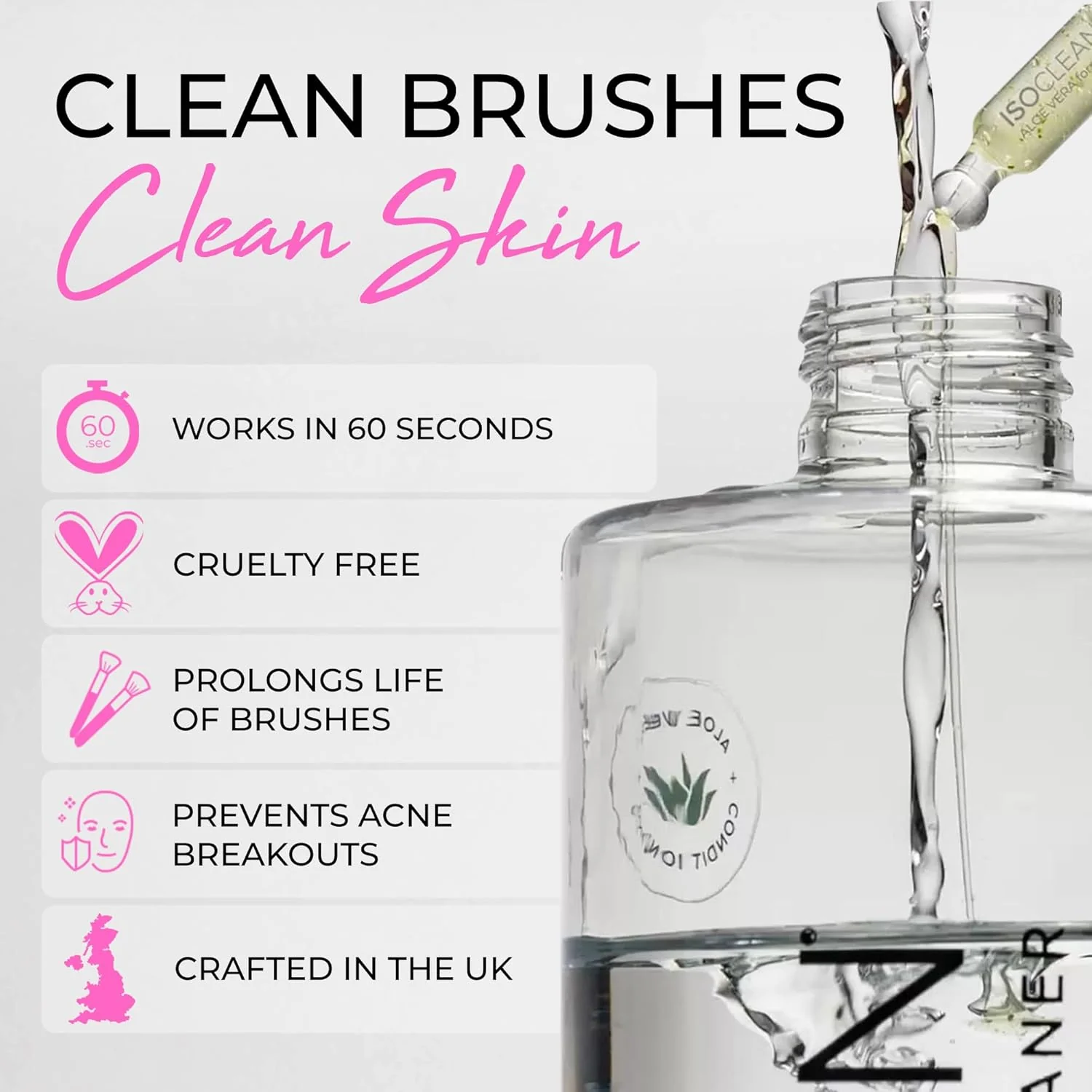 ISOCLEAN Spray Top Brush Cleaner and Microfibre Towel - Image 5